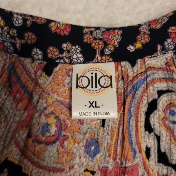 Bila XL Paisley Print Top Made In India - Picture 4 of 9